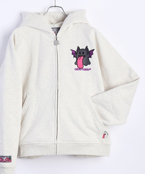 GRAF&WU(グラフアンドユー)の「GRAF&WU グラフアンドウー カーニバルシリーズ ベロ フルジップパーカー(パーカー・メンズ・オートミール/ブラック/グレー/アッシュ/ブラウン/グレー系その他/ブラック系その他・M/L/XL)」の7枚目の写真