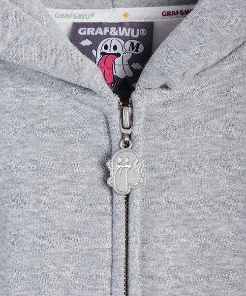 GRAF&WU(グラフアンドユー)の「GRAF&WU グラフアンドウー カーニバルシリーズ ベロ フルジップパーカー(パーカー・メンズ・オートミール/ブラック/グレー/アッシュ/ブラウン/グレー系その他/ブラック系その他・M/L/XL)」の8枚目の写真