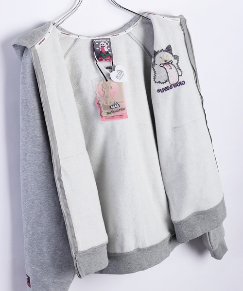 GRAF&WU(グラフアンドユー)の「GRAF&WU グラフアンドウー カーニバルシリーズ ベロ フルジップパーカー(パーカー・メンズ・オートミール/ブラック/グレー/アッシュ/ブラウン/グレー系その他/ブラック系その他・M/L/XL)」の12枚目の写真