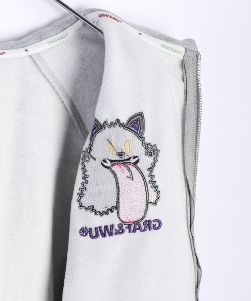 GRAF&WU(グラフアンドユー)の「GRAF&WU グラフアンドウー カーニバルシリーズ ベロ フルジップパーカー(パーカー・メンズ・オートミール/ブラック/グレー/アッシュ/ブラウン/グレー系その他/ブラック系その他・M/L/XL)」の13枚目の写真