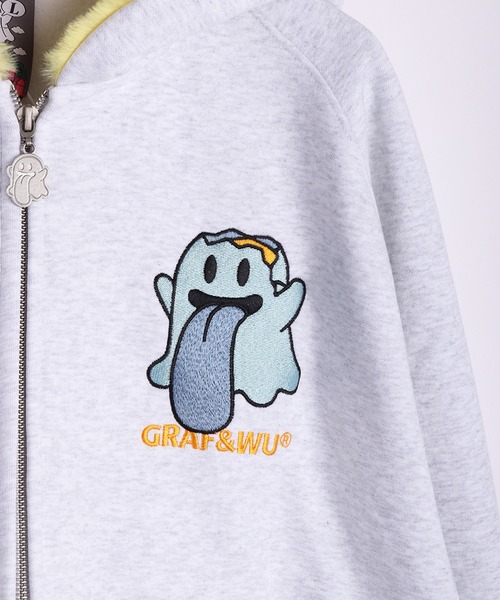 GRAF&WU(グラフアンドユー)の「GRAF&WU グラフアンドウー カーニバルシリーズ ベロ フルジップパーカー(パーカー・メンズ・オートミール/ブラック/グレー/アッシュ/ブラウン/グレー系その他/ブラック系その他・M/L/XL)」の18枚目の写真