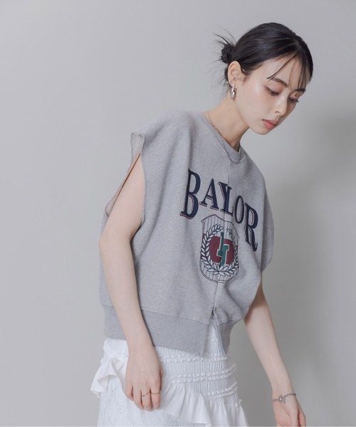 新品　今季　新作　エイミーロウ　Eimee LawカレッジロゴZIPトップス カレッジロゴZIPトップス Eimee Law│Eimee Law & LHELBIE 公式