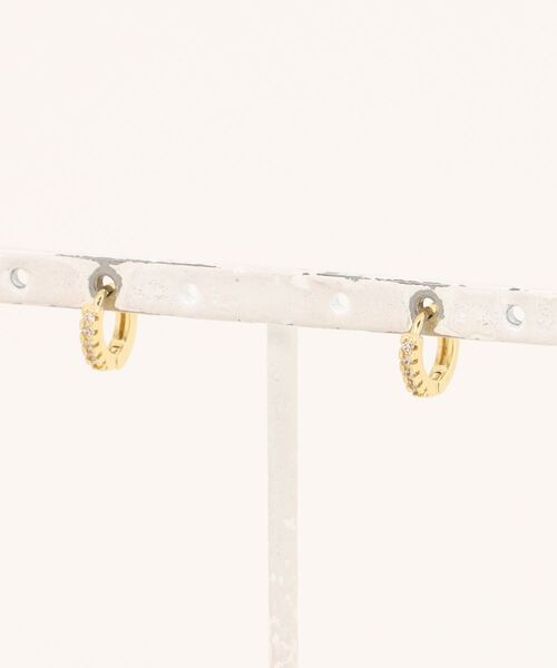 LUGG NAGG（ラグナグ）の「【LUGG NAGG】キラキラフープピアス（ピアス（両耳用）・レディース・ゴールド/ピンク/シルバー・FREE）」の8枚目の写真