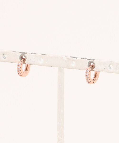 LUGG NAGG（ラグナグ）の「【LUGG NAGG】キラキラフープピアス（ピアス（両耳用）・レディース・ゴールド/ピンク/シルバー・FREE）」の10枚目の写真