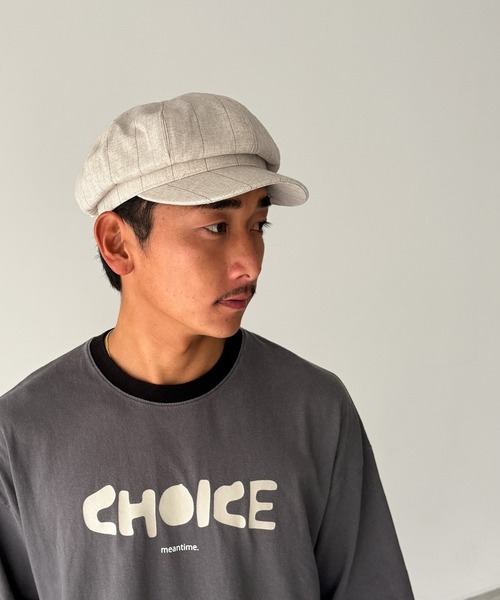 CANAL JEAN(キャナルジーン)の「El mar ストライプキャスケット(キャスケット・レディース・アイボリー・ONE SIZE)」の4枚目の写真