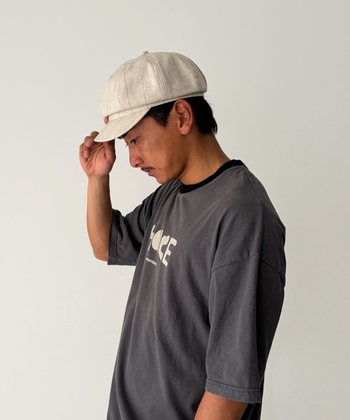 CANAL JEAN(キャナルジーン)の「El mar ストライプキャスケット(キャスケット・レディース・アイボリー・ONE SIZE)」の5枚目の写真