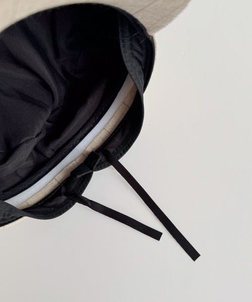 CANAL JEAN(キャナルジーン)の「El mar ストライプキャスケット(キャスケット・レディース・アイボリー・ONE SIZE)」の10枚目の写真