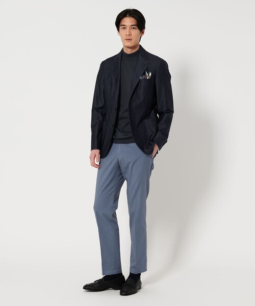 JOHN SMEDLEY＞ ARBER/コットン ショートスリーブ モックネック