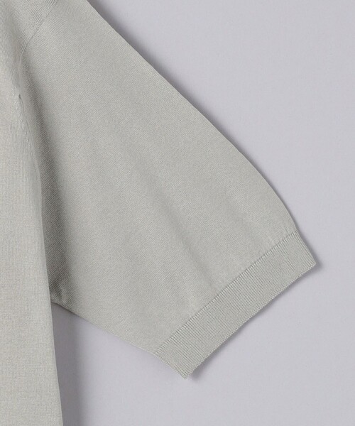 JOHN SMEDLEY＞ ARBER/コットン ショートスリーブ モックネック