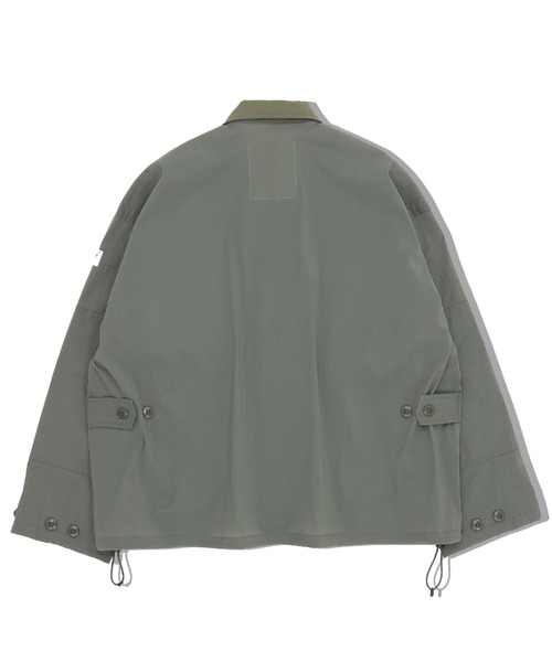 elephant TRIBAL fabrics(エレファントトライバルファブリックス)の「elephant TRIBAL fabrics Double Military Jacket(カバーオール・メンズ・カーキ/ブラック・FREE)」の8枚目の写真