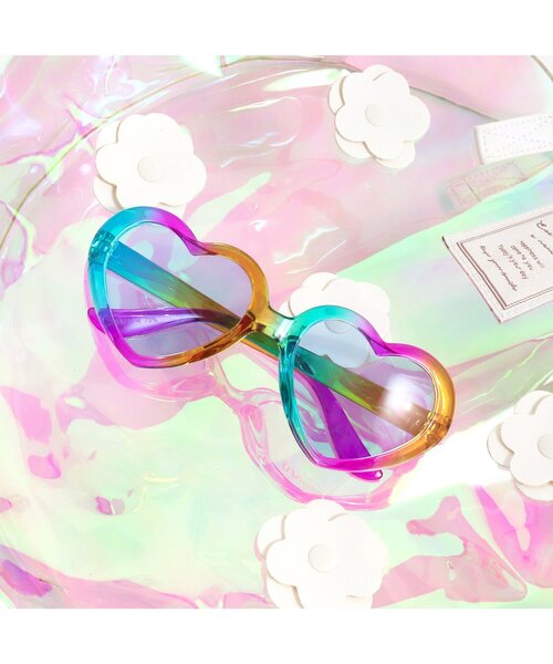 BREEZE（ブリーズ）の「サングラス (ハート・レインボー)（サングラス・キッズ・マルチ・FREE）」の3枚目の写真