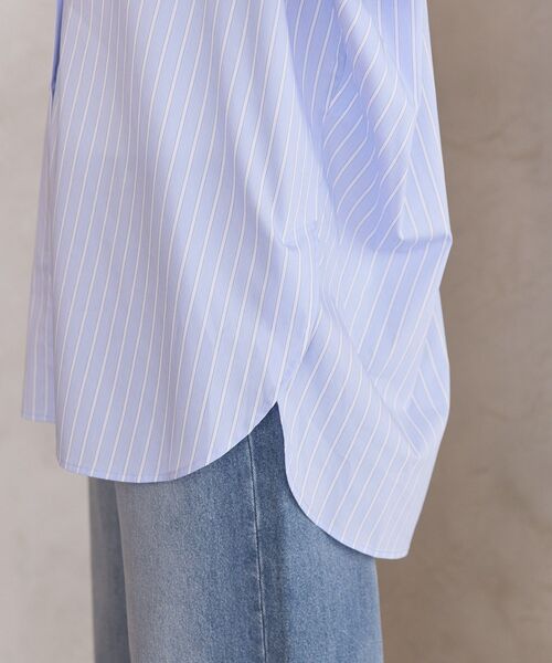 AMERICAN HOLIC(アメリカンホリック)の「イージーケア配色ポイントロングシャツ(シャツ/ブラウス・レディース・ブルー系その他7/レッド系その他2/ブルー系その他4・M/L)」の20枚目の写真