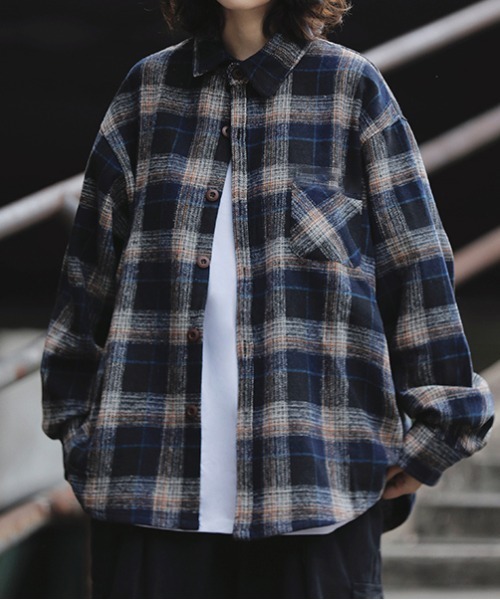 RRL ブラックウォッチ ヘビーネル チェックシャツ Mサイズ メンズ 良配色 希少サイズ RRL ポロラルフローレン ビンテージ ヘビー
