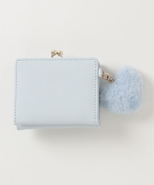 sanrio(サンリオ)の「サンリオキャラクターズ合皮Cリボンプレート口金ミニ財布(財布・レディース・ブラック/ブルー/ホワイト/パープル/ベージュ・FREE)」の9枚目の写真
