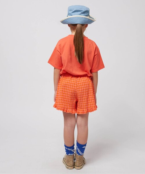 BOBO CHOSES(ボボショーズ)の「Vichy ruffle woven shorts(その他パンツ・キッズ・レッド・110/120/130)」の8枚目の写真