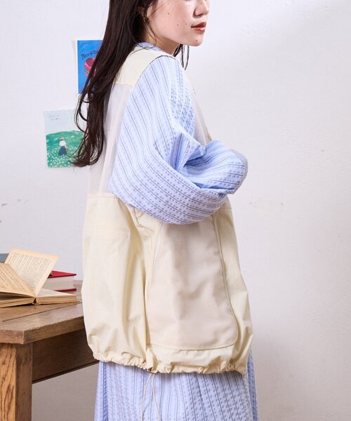 CIAOPANIC TYPY(チャオパニックティピー)の「■切替フィッシングベスト(ベスト・レディース・ブラック/アイボリー/ベージュ・ONE SIZE)」の8枚目の写真
