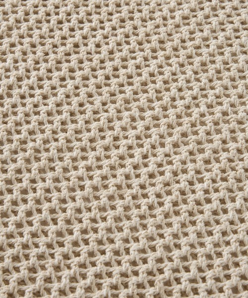 BARNYARDSTORM（バンヤードストーム）の「BARNYARDSTORM / ホールガーメントメッシュニット【『ネルソンさん』YouTubeご紹介アイテム】（ニット/セーター・レディース・チャコールグレー/ベージュ/ブラック/ブルー/ブラウン・FREE）」の15枚目の写真