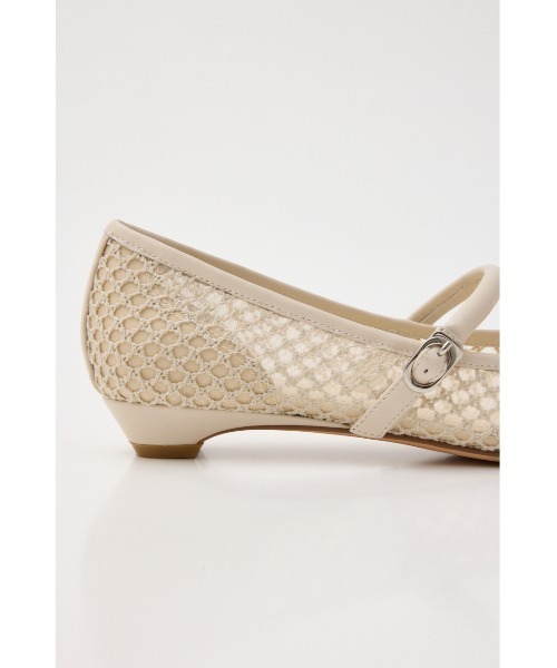 STACCATO（スタッカート）の「メッシュネットローパンプス（パンプス・レディース・ホワイト/ブラック・22.5cm/23.5cm/24.5cm/23.0cm/24.0cm）」の6枚目の写真