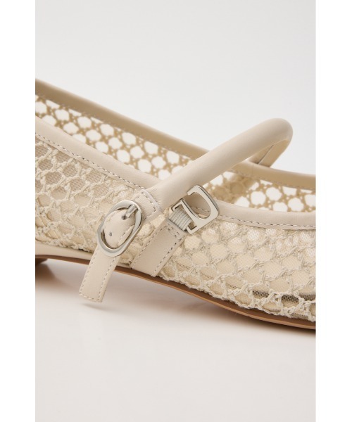 STACCATO（スタッカート）の「メッシュネットローパンプス（パンプス・レディース・ホワイト/ブラック・22.5cm/23.5cm/24.5cm/23.0cm/24.0cm）」の3枚目の写真