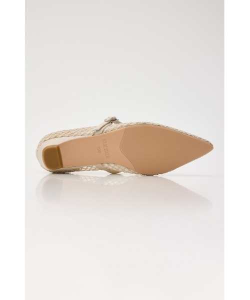 STACCATO（スタッカート）の「メッシュネットローパンプス（パンプス・レディース・ホワイト/ブラック・22.5cm/23.5cm/24.5cm/23.0cm/24.0cm）」の22枚目の写真