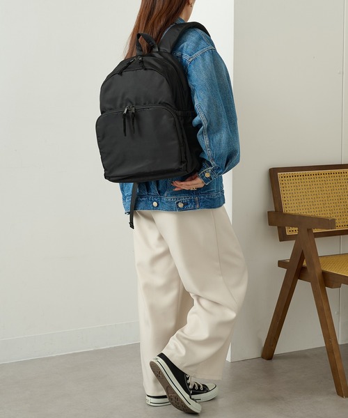 Healthknit Product(ヘルスニットプロダクト)の「【Healthknit Product】ヘルスニット 16ポケット マザーズバック HKB-1223(バックパック/リュック・レディース・ベージュ/ブラック・FREE)」の7枚目の写真
