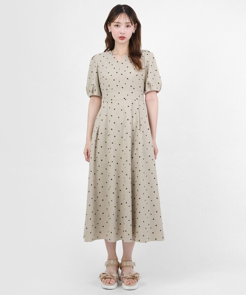 TOCCA（トッカ）の「【星風まどかコラボ】IN MY HEART ドレス（ワンピース・レディース・ブラウン系7/ブラック系7・00/0/2/4/6）」の12枚目の写真