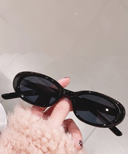 VIBGYOR（ヴィブジョー）の「ユニセックス ラウンドカラーサングラス(CZ)（サングラス・レディース・ブラック/ブラウン・FREE）」の5枚目の写真