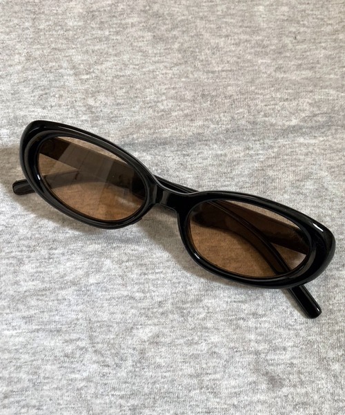 VIBGYOR（ヴィブジョー）の「ユニセックス ラウンドカラーサングラス(CZ)（サングラス・レディース・ブラック/ブラウン・FREE）」の10枚目の写真