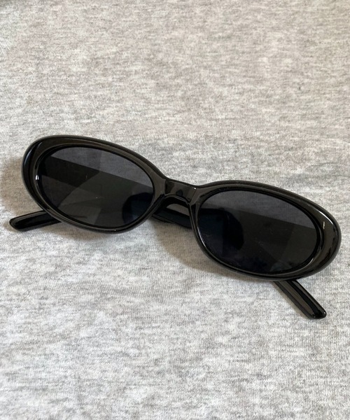 VIBGYOR（ヴィブジョー）の「ユニセックス ラウンドカラーサングラス(CZ)（サングラス・レディース・ブラック/ブラウン・FREE）」の11枚目の写真