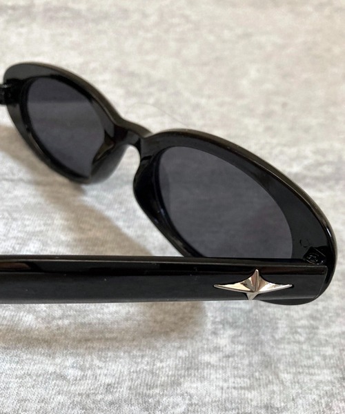 VIBGYOR（ヴィブジョー）の「ユニセックス ラウンドカラーサングラス(CZ)（サングラス・レディース・ブラック/ブラウン・FREE）」の12枚目の写真