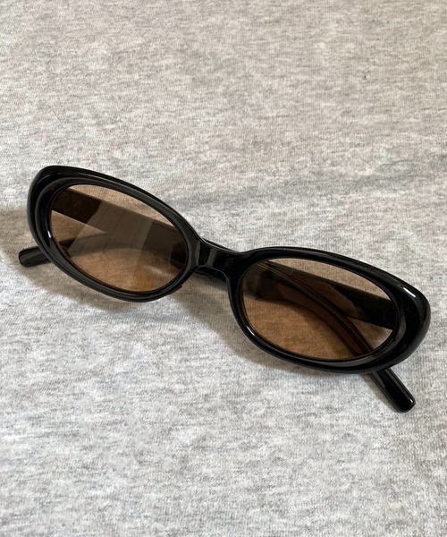 VIBGYOR（ヴィブジョー）の「ユニセックス ラウンドカラーサングラス(CZ)（サングラス・レディース・ブラック/ブラウン・FREE）」の13枚目の写真