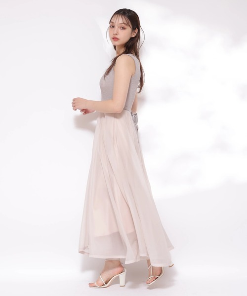 Rirandture（リランドチュール）の「エアリードッキングワンピース（ワンピース・レディース・ブルー系その他3/オフホワイト/ブラック系その他/ピンク系その他・1/2）」の6枚目の写真