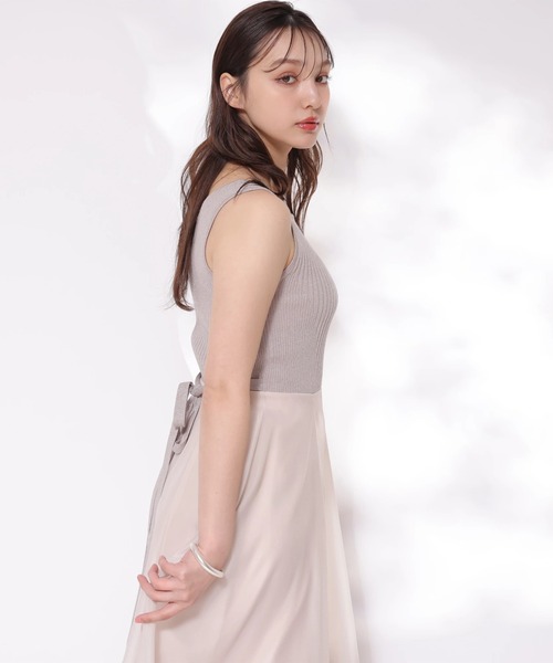 Rirandture（リランドチュール）の「エアリードッキングワンピース（ワンピース・レディース・ブルー系その他3/オフホワイト/ブラック系その他/ピンク系その他・1/2）」の12枚目の写真