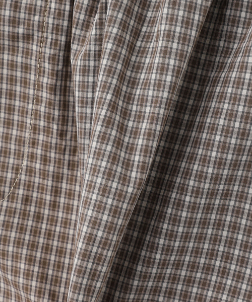 ERL（イーアールエル）の「ERL / イーアールエル UNISEX MINI PLAID BOXERS WOVEN ERL10UW02（その他パンツ・レディース・ブラウン・X-SMALL/SMALL/MEDIUM）」の8枚目の写真
