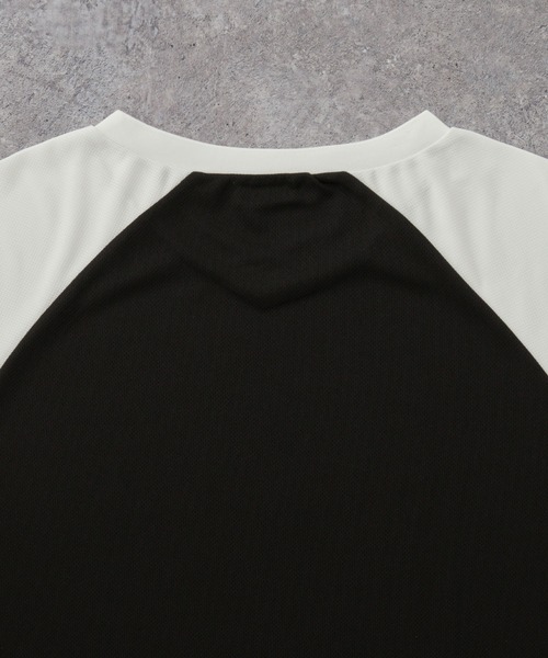 MONO-MART(モノマート)の「ゲームデザインラグランメッシュVネック半袖Tシャツ(Tシャツ/カットソー・レディース・ブラック/ネイビー系/ネイビー/ブラック系/ライトグレー/ボルドー/ライトグレー系・FREE)」の17枚目の写真