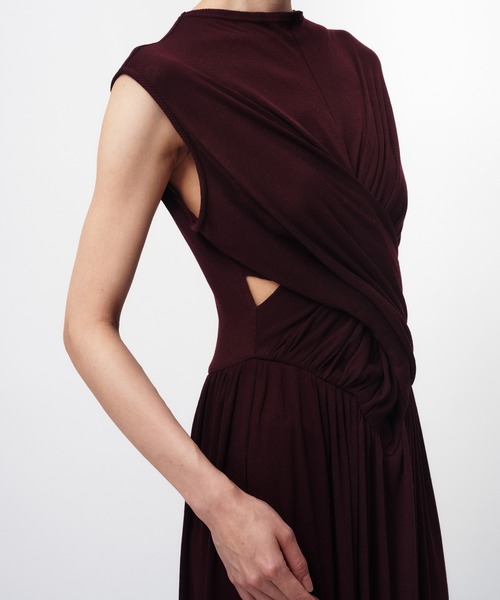 SHEER JERSEY MAXI DRESS / シアージャージマキシドレス