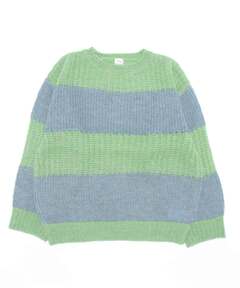 soduk/スドーク】patchwork knit tops/パッチワークニットトップス