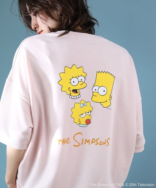 The Simpsons（ザ・シンプソンズ）の「The Simpsonsバックプリントスウェット（スウェット・レディース・ピンク・FREE）」の2枚目の写真