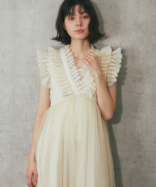 セール】選べる2タイプエンパイアラインロングドレス（ドレス）｜SMILE