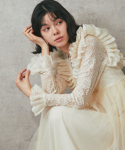 選べる2タイプエンパイアラインロングドレス（ドレス）｜SMILE ORCHID