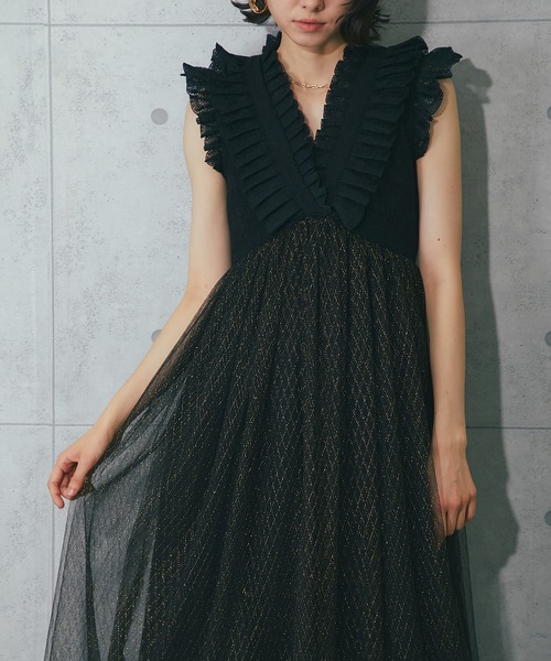 選べる2タイプエンパイアラインロングドレス（ドレス）｜SMILE ORCHID