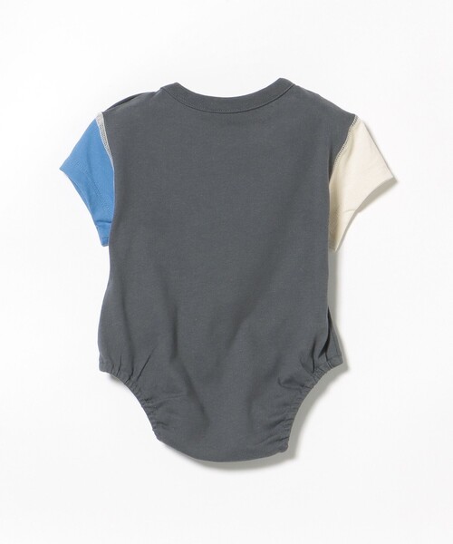 BEAMS mini（ビームスミニ）の「*ワーキングカー ロンパース 2025SS（70～80cm）（ロンパース・キッズ・ホワイト系その他5/チャコールグレー・80/70）」の16枚目の写真