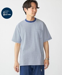 SHIPS: マイクロ ボーダー リンガー Tシャツ