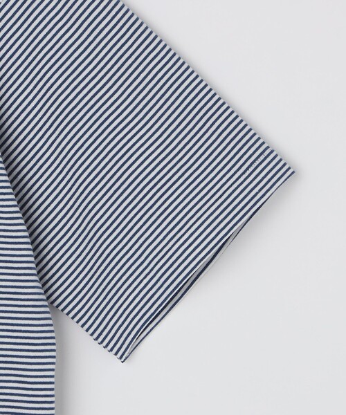 SHIPS（シップス）の「SHIPS: マイクロ ボーダー リンガー Tシャツ（Tシャツ/カットソー・メンズ・ブラウン/グリーン/ロイヤルブルー・SMALL/MEDIUM/LARGE/X-LARGE）」の18枚目の写真