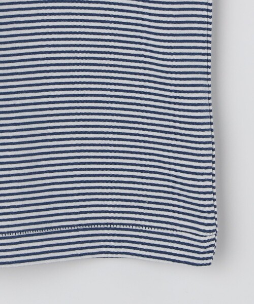 SHIPS（シップス）の「SHIPS: マイクロ ボーダー リンガー Tシャツ（Tシャツ/カットソー・メンズ・ブラウン/グリーン/ロイヤルブルー・SMALL/MEDIUM/LARGE/X-LARGE）」の19枚目の写真