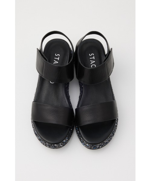 STACCATO（スタッカート）の「グリッターソールサンダル（サンダル・レディース・シルバー/ブラック・22.5cm/23.5cm/24.5cm/23.0cm/24.0cm）」の6枚目の写真