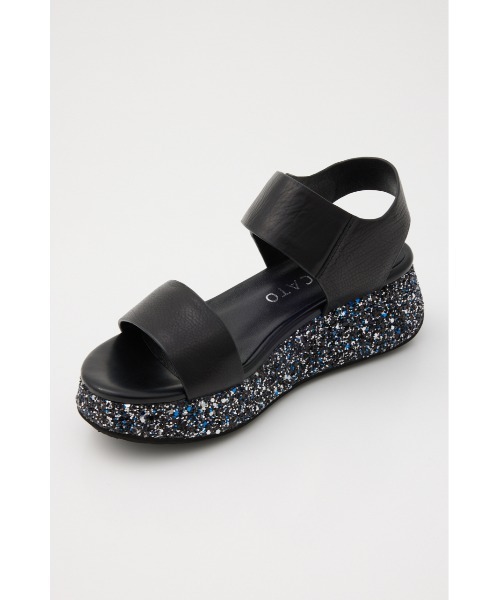 STACCATO（スタッカート）の「グリッターソールサンダル（サンダル・レディース・シルバー/ブラック・22.5cm/23.5cm/24.5cm/23.0cm/24.0cm）」の12枚目の写真