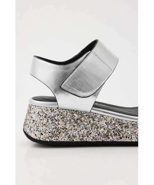 STACCATO（スタッカート）の「グリッターソールサンダル（サンダル・レディース・シルバー/ブラック・22.5cm/23.5cm/24.5cm/23.0cm/24.0cm）」の19枚目の写真