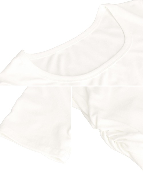 ANAP(アナップ)の「ウエストギャザー ラウンドネック Tシャツ(Tシャツ/カットソー・レディース・ブラウン/ホワイト/ブラック・FREE)」の18枚目の写真