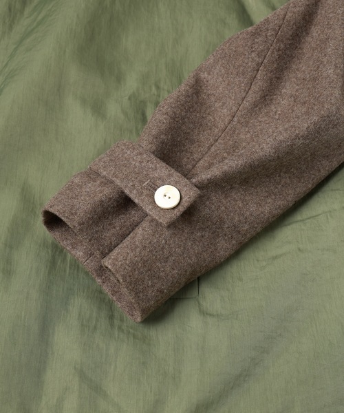 Dulcamara(ドゥルカマラ)の「ヴィンテージNYパデッド切替JK(ブルゾン・メンズ・オリーブ系/ブラック×ブラック・0/1)」の17枚目の写真